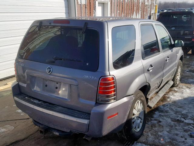 4M2YU91137KJ13050 - 2007 MERCURY MARINER LU GRAY photo 4