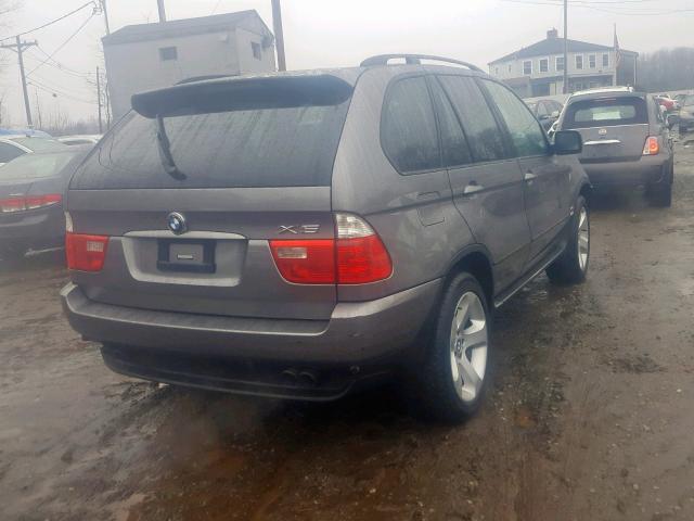 5UXFB53545LV19629 - 2005 BMW X5 4.4I GRAY photo 4