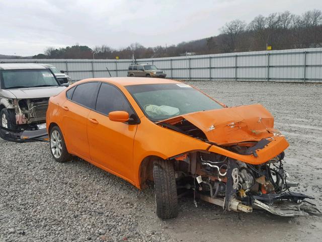 1C3CDFBA2DD335841 - 2013 DODGE DART SXT ORANGE photo 1