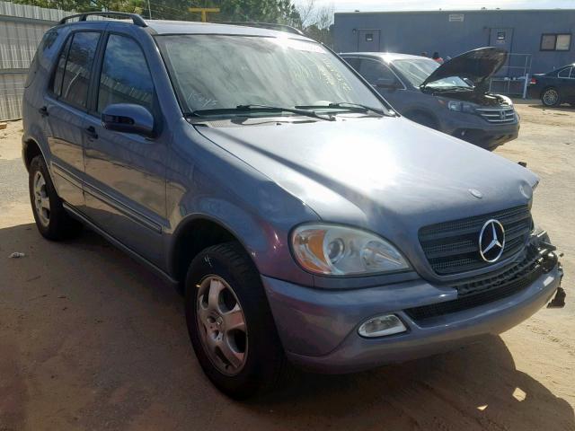 4JGAB57E84A506667 - 2004 MERCEDES-BENZ ML 350 BLUE photo 1