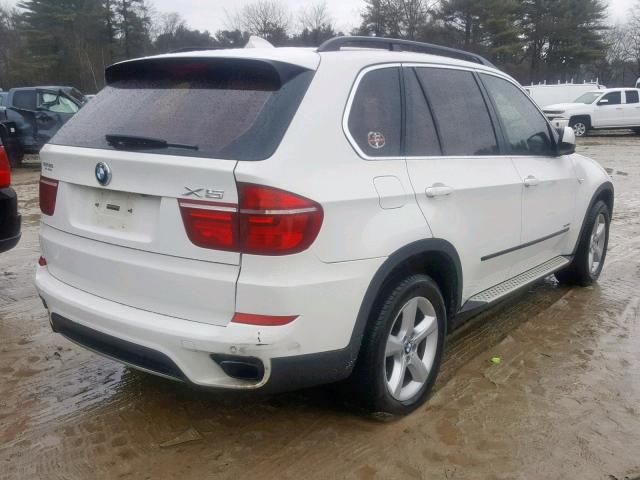 5UXZV8C54BL419533 - 2011 BMW X5 XDRIVE5 WHITE photo 4