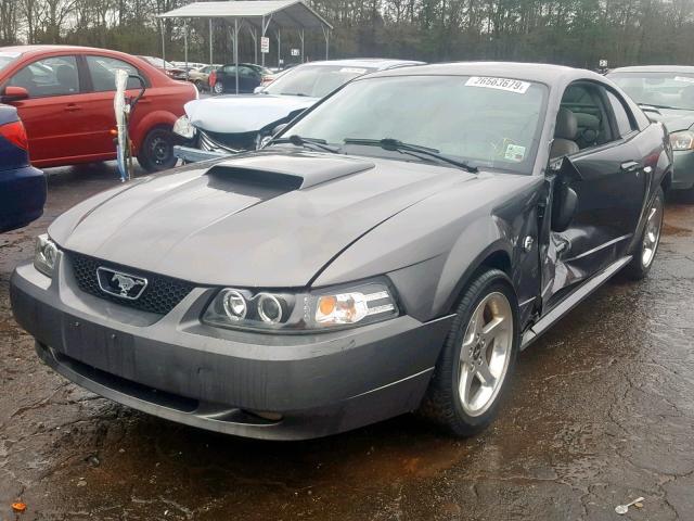 1FAFP42X24F169579 - 2004 FORD MUSTANG GT GRAY photo 2