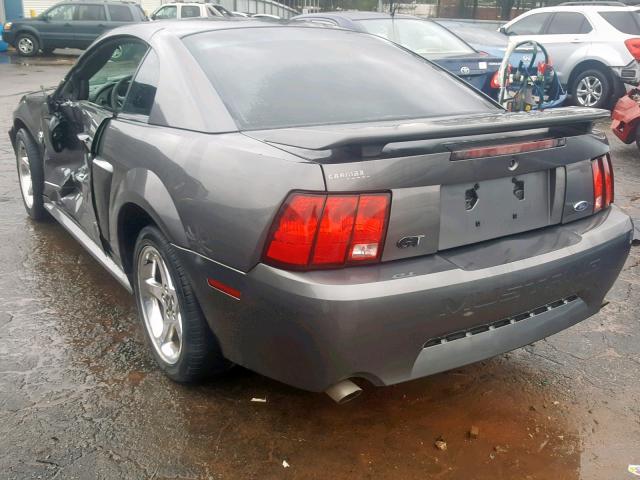 1FAFP42X24F169579 - 2004 FORD MUSTANG GT GRAY photo 3