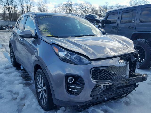 KNDPNCAC9H7185260 - 2017 KIA SPORTAGE E CHARCOAL photo 1