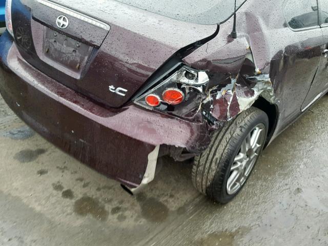 JTKDE167590291713 - 2009 TOYOTA SCION TC იასამნისფერი ფოტო 9