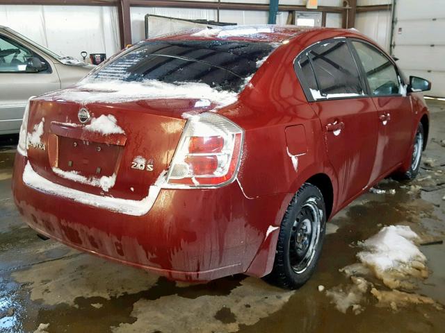 3N1AB61E87L688471 - 2007 NISSAN SENTRA 2.0 RED photo 4