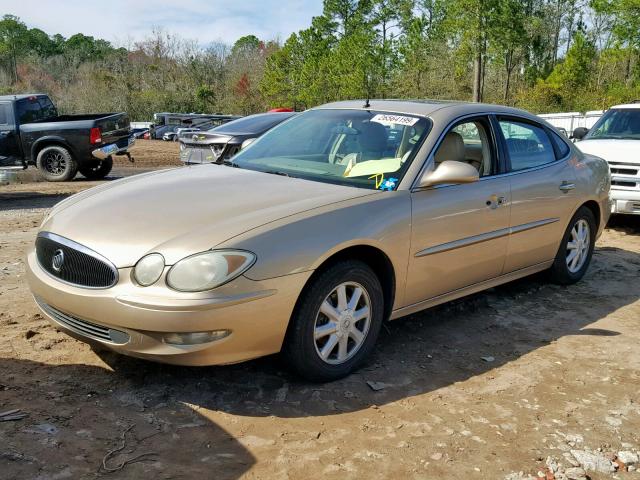 2G4WD532851233592 - 2005 BUICK LACROSSE C BEIGE photo 2