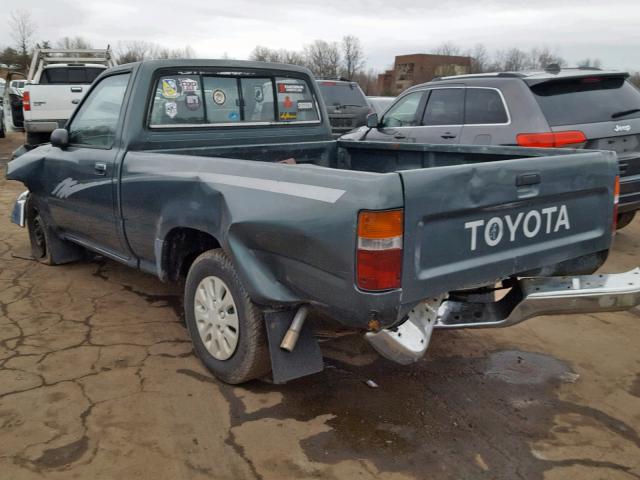 4TARN81PXPZ118366 - 1993 TOYOTA PICKUP 1/2 BLUE photo 3