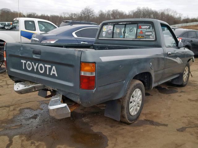 4TARN81PXPZ118366 - 1993 TOYOTA PICKUP 1/2 BLUE photo 4