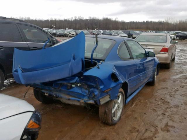 1G2NF12T2YM869970 - 2000 PONTIAC GRAND AM S BLUE photo 4