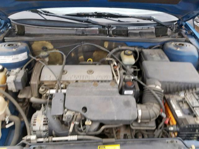 1G2NF12T2YM869970 - 2000 PONTIAC GRAND AM S BLUE photo 7