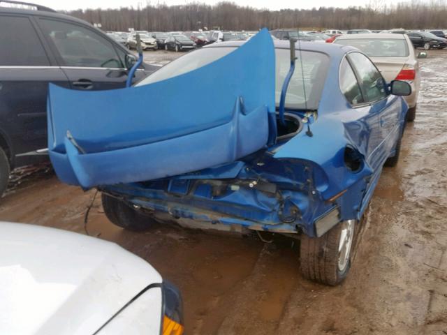 1G2NF12T2YM869970 - 2000 PONTIAC GRAND AM S BLUE photo 9