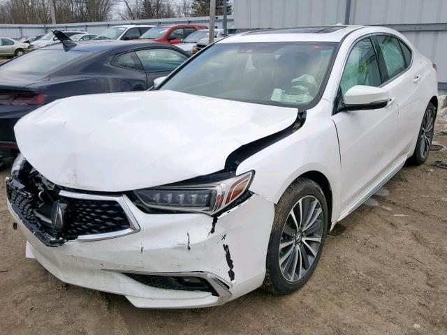 19UUB3F71JA003018 - 2018 ACURA TLX ADVANC WHITE photo 2