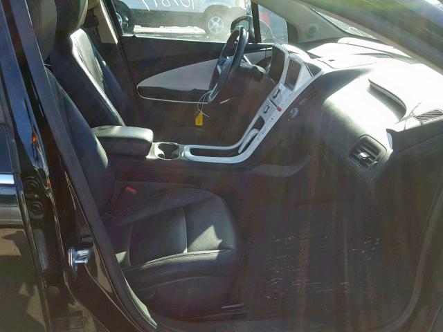 1G1RH6E41EU130604 - 2014 CHEVROLET VOLT BLACK photo 5