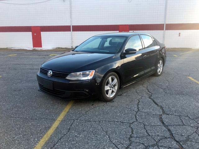 3VWLL7AJ0CM006948 - 2012 VOLKSWAGEN JETTA TDI BLACK photo 2