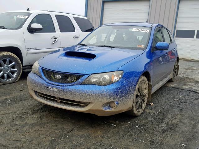 JF1GH76609G809519 - 2009 SUBARU IMPREZA WR BLUE photo 2