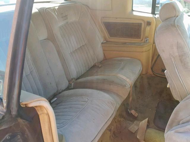 1G4EZ57Y2FE457257 - 1985 BUICK RIVIERA BROWN photo 6