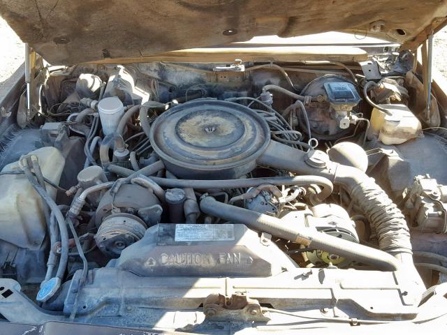 1G4EZ57Y2FE457257 - 1985 BUICK RIVIERA BROWN photo 7