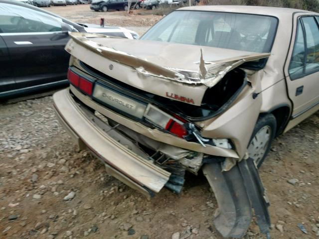 2G1WN54T3N9167178 - 1992 CHEVROLET LUMINA EUR BEIGE photo 9