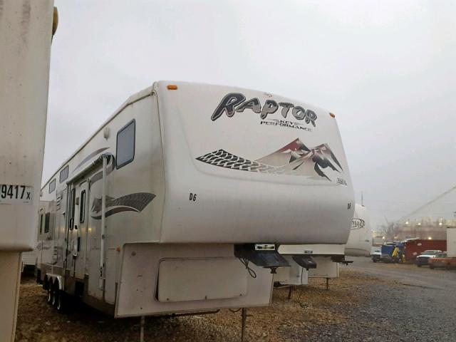 4YDF371227R801221 - 2007 KEYSTONE RAPTOR WHITE photo 1