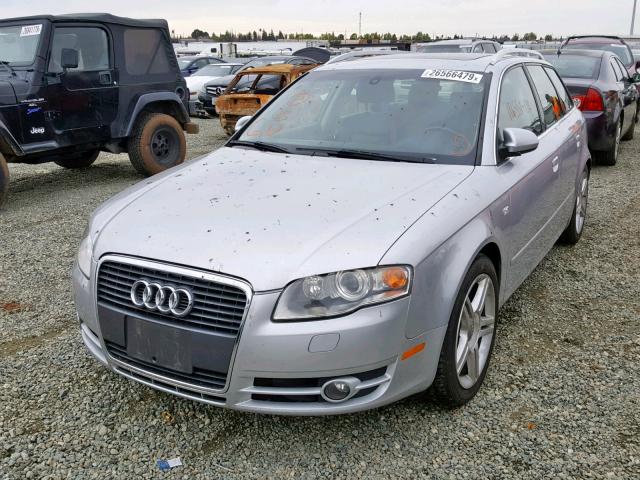 WAUKF78E97A180984 - 2007 AUDI A4 2.0T AV SILVER photo 2