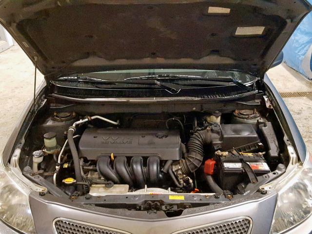 5Y2SL65816Z411249 - 2006 PONTIAC VIBE GRAY photo 7