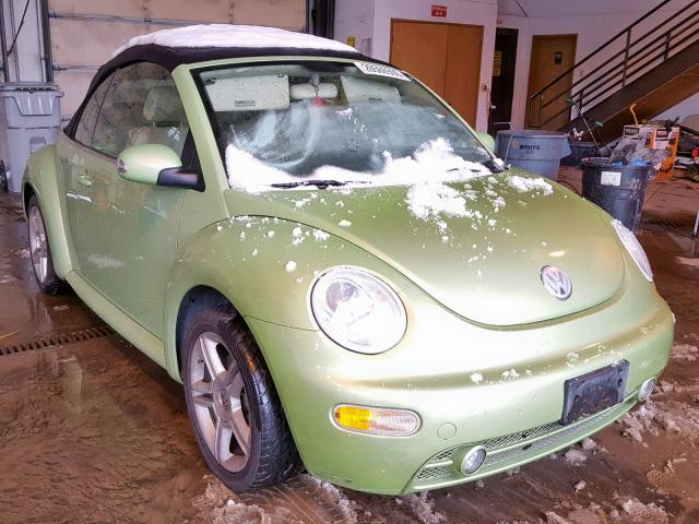 3VWCD31Y04M337288 - 2004 VOLKSWAGEN NEW BEETLE Yaşıl foto 1