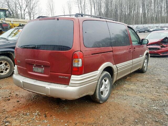 1GMDX03E23D151449 - 2003 PONTIAC MONTANA MAROON photo 4