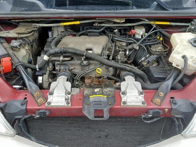 1GMDX03E23D151449 - 2003 PONTIAC MONTANA MAROON photo 7