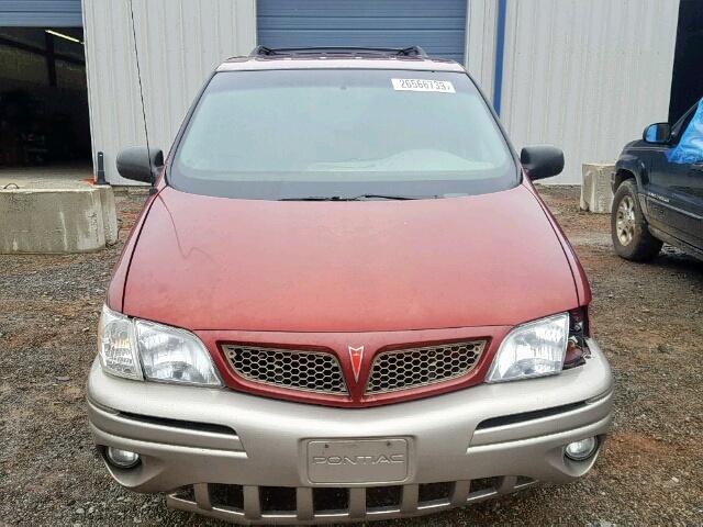 1GMDX03E23D151449 - 2003 PONTIAC MONTANA MAROON photo 9