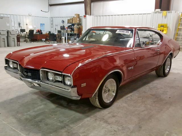 344878N200352 - 1968 OLDSMOBILE 442 RED photo 2