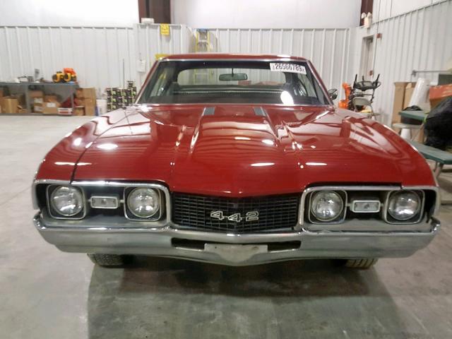 344878N200352 - 1968 OLDSMOBILE 442 RED photo 9