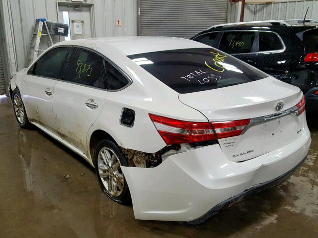 4T1BK1EBXDU049722 - 2013 TOYOTA AVALON BAS WHITE photo 3