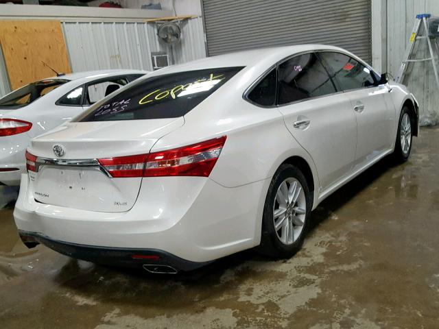 4T1BK1EBXDU049722 - 2013 TOYOTA AVALON BAS WHITE photo 4