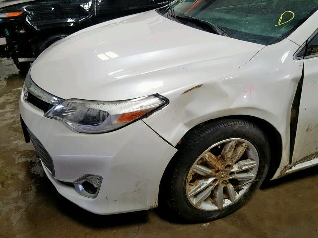 4T1BK1EBXDU049722 - 2013 TOYOTA AVALON BAS WHITE photo 9