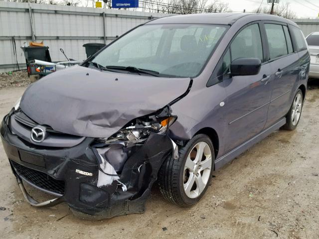 JM1CR293070151216 - 2007 MAZDA 5 GRAY photo 2