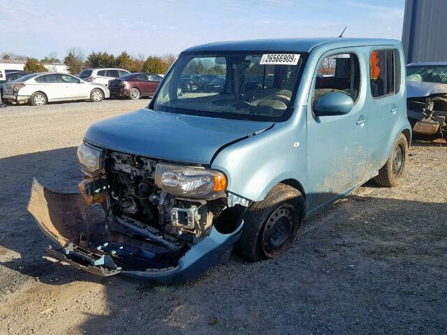 JN8AZ2KR3AT168432 - 2010 NISSAN CUBE BASE BLUE photo 2