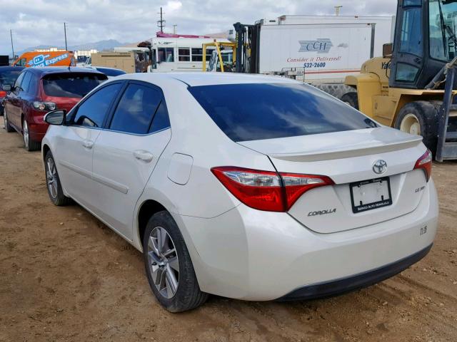 5YFBPRHE5EP036336 - 2014 TOYOTA COROLLA EC 白色 照片 3