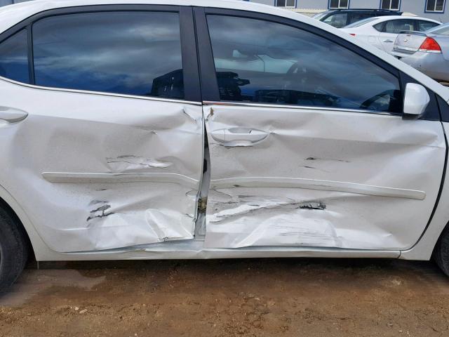 5YFBPRHE5EP036336 - 2014 TOYOTA COROLLA EC 白色 照片 9