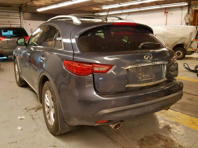 JN8AS1MWXAM851482 - 2010 INFINITI FX35 GRAY photo 3