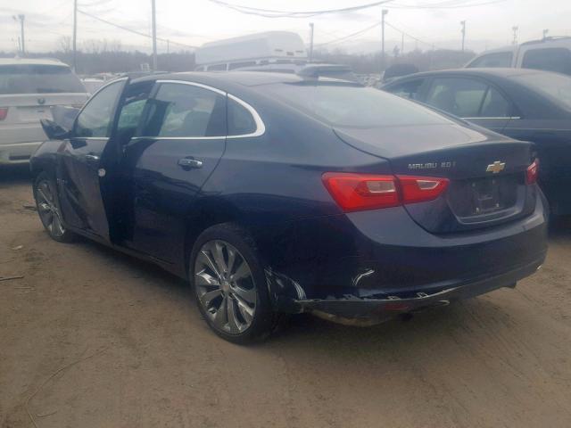 1G1ZH5SX6GF344004 - 2016 CHEVROLET MALIBU PRE BLUE photo 3