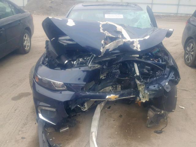 1G1ZH5SX6GF344004 - 2016 CHEVROLET MALIBU PRE BLUE photo 7