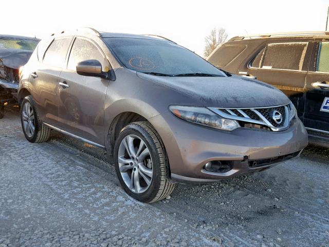 JN8AZ1MWXBW182101 - 2011 NISSAN MURANO BROWN photo 1