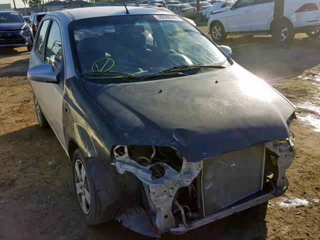 KL1TD66688B024411 - 2008 CHEVROLET AVEO BASE ვერცხლისფერი ფოტო 1