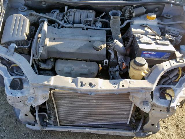 KL1TD66688B024411 - 2008 CHEVROLET AVEO BASE ვერცხლისფერი ფოტო 7