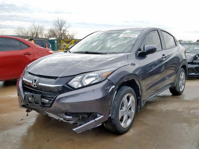 3CZRU5G52GM717558 - 2016 HONDA HR-V EX GRAY photo 2