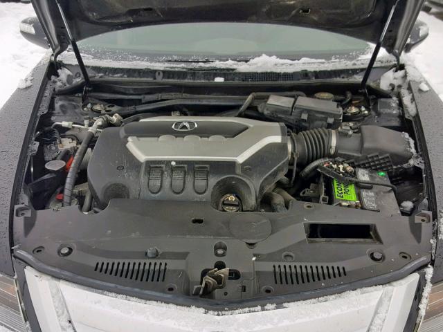 JH4KB26639C000966 - 2009 ACURA RL BLACK photo 7