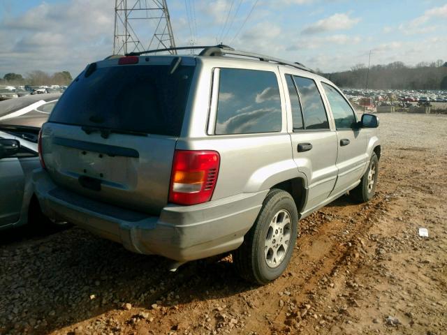 1J4G248S5YC367325 - 2000 JEEP GRAND CHER GRAY photo 4