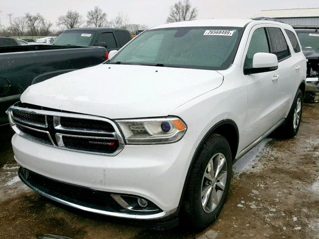 1C4RDJDG6EC979893 - 2014 DODGE DURANGO LI WHITE photo 2