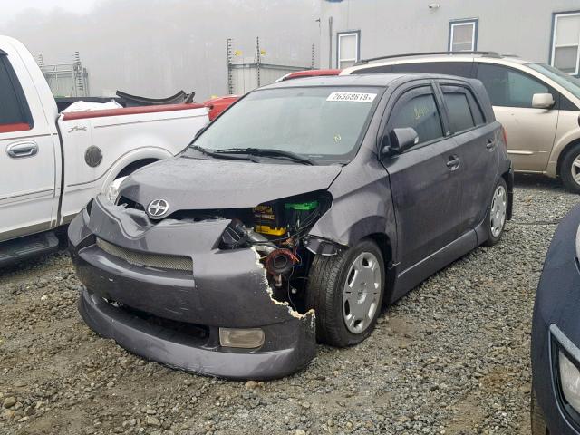 JTKKU10448J025522 - 2008 TOYOTA SCION GRAY photo 2